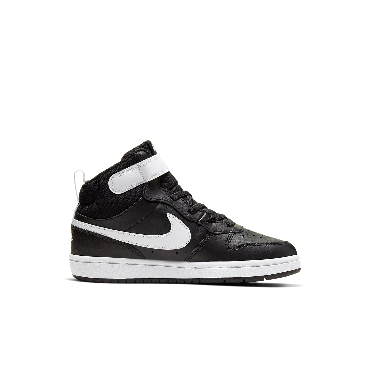 (PS) Nike Court Borough Mid 2 'Black White' CD7783-010