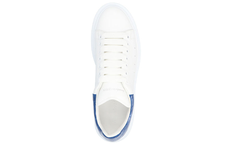 (WMNS) Alexander McQueen Oversized Sneaker 'Indigo Croc' 553770WHXMY9553