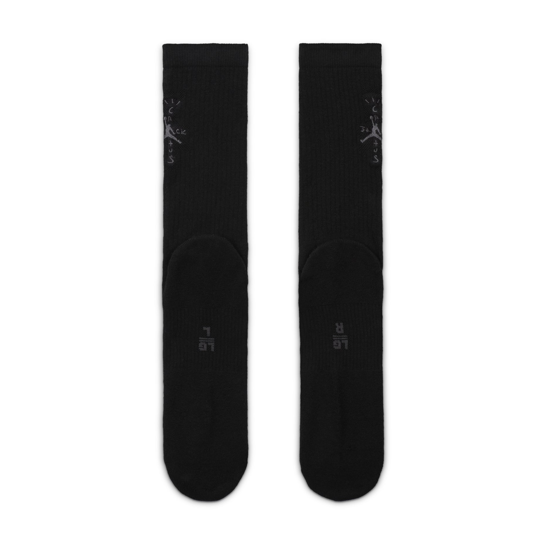 Air Jordan x Travis Scott Crew Socks 'Black' FV4054-010
