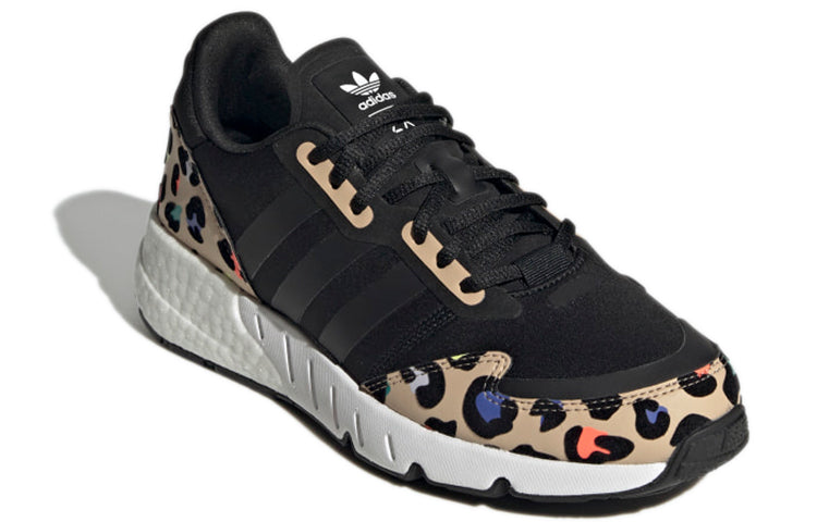 (WMNS) adidas Originals ZX 1K Boost 'Black Brown Blue' H00669
