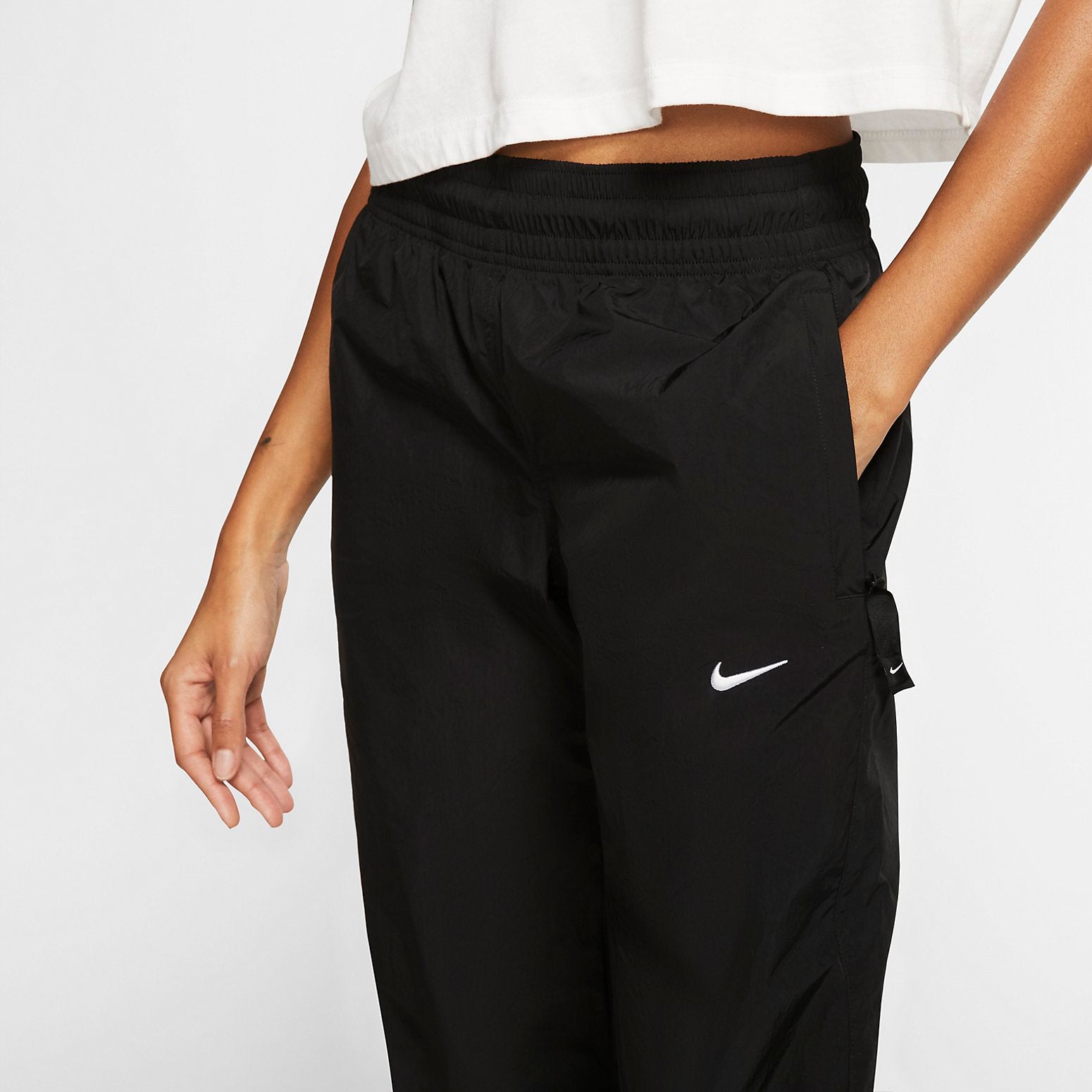 (WMNS) Nike NRG Solo Swoosh Track Pants Asia Sizing 'Black' DB9393-010