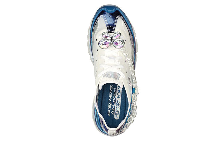 (WMNS) Skechers DLITES Crystal 'Floating Lady - White Blue' 149745-WBL