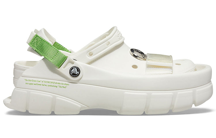 Crocs Sankuanz x Clog 'White Green' 206900-100