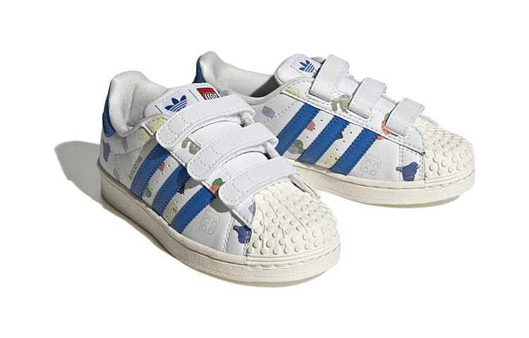 (PS) adidas Superstar x LEGO Shoes 'White Royal Blue' IF2201