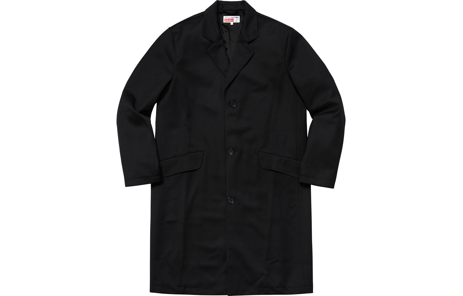 Supreme FW18 X Comme des Garcons Shirt Wool Overcoat 'Black' SUP-FW18-406