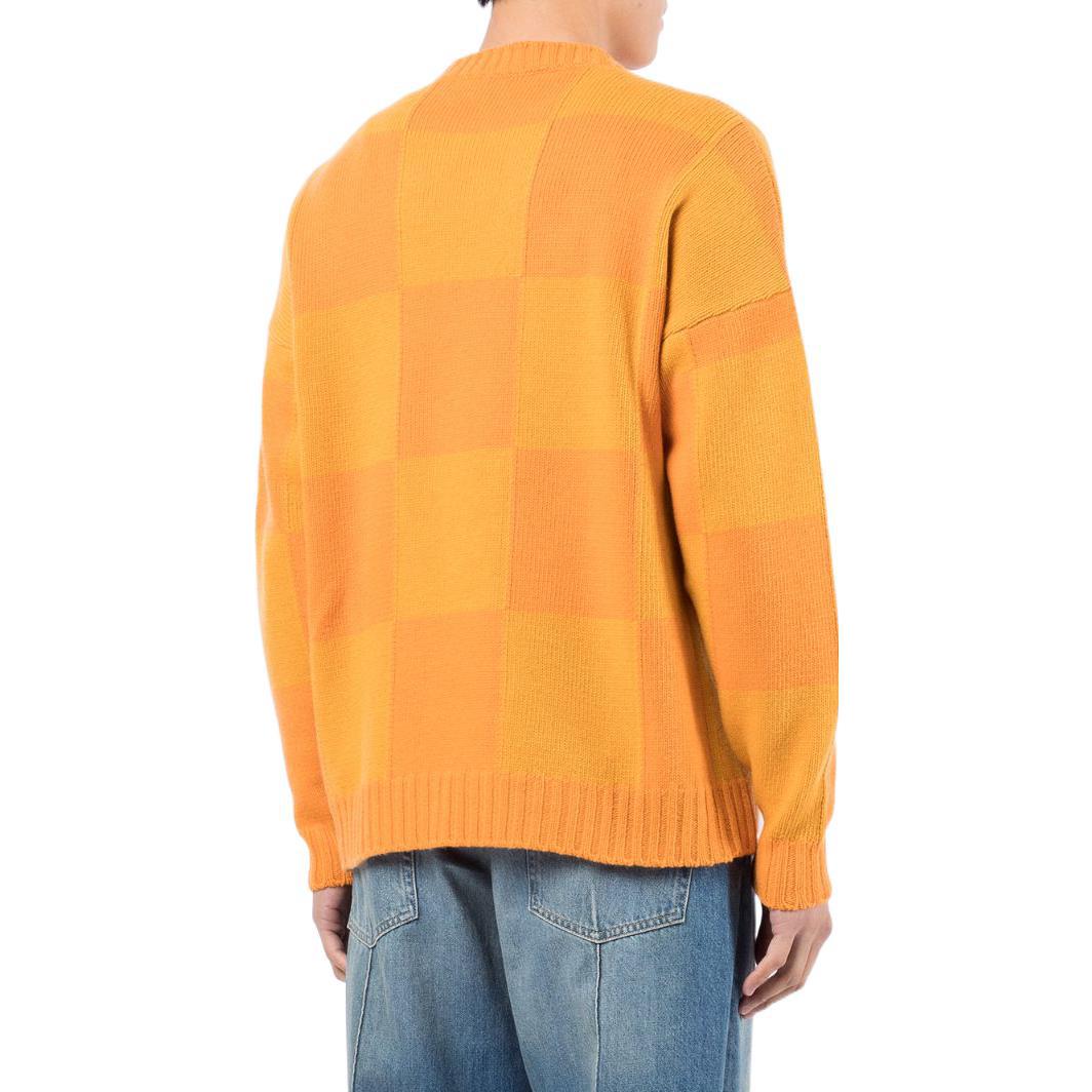 Off-White Checkerboard Logo Intarsi Knit Jumper OMHE089F21KNI0012020