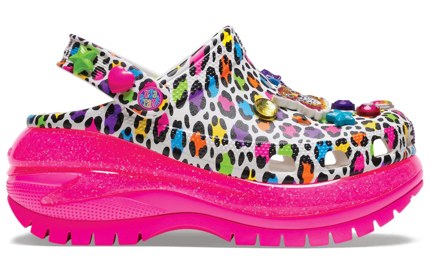 Crocs x Lisa Frank Mega Crush Clogs 'Pink Multi' 207735-6QQ