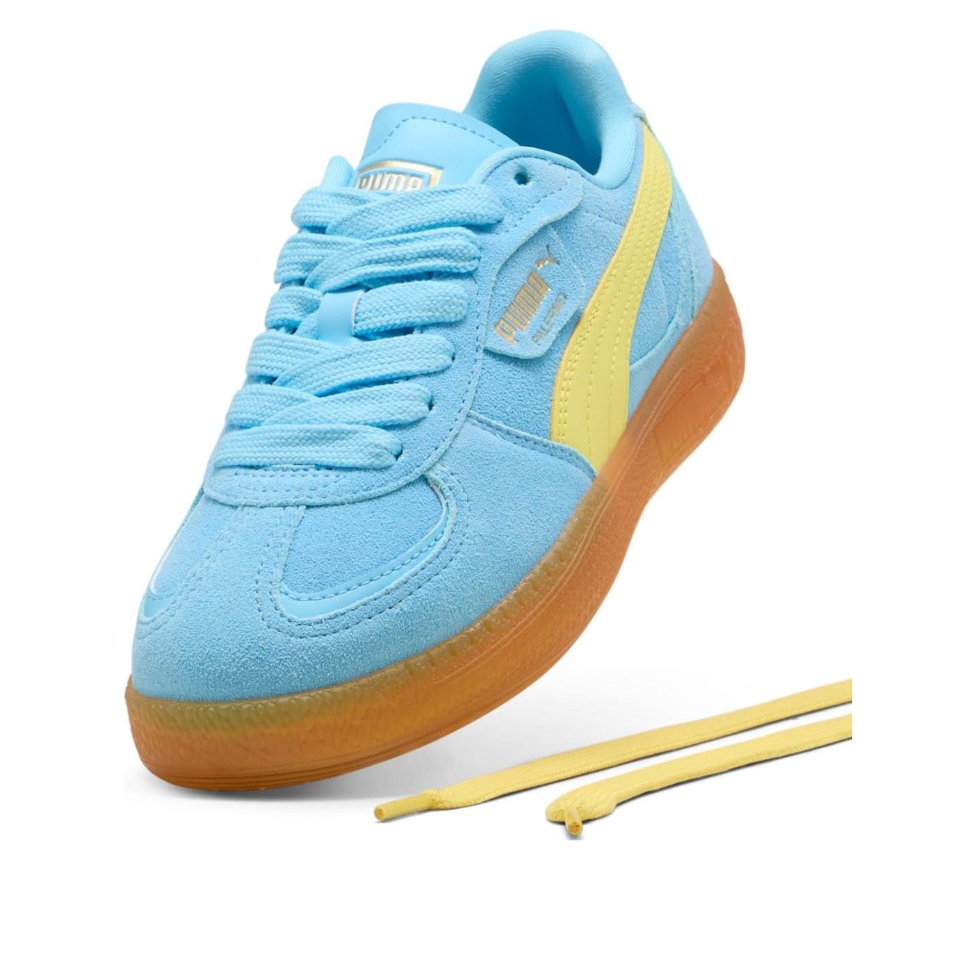 (WMNS) PUMA Palermo Moda Xtra Gum 'Vibrant Blue Lemon Meringue' 400323-12