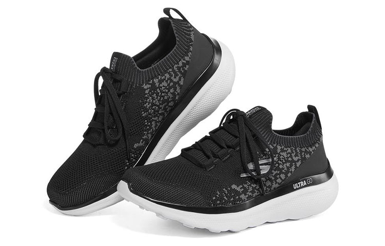 (WMNS) Skechers Go Run Motion Low Black 128433-BLK