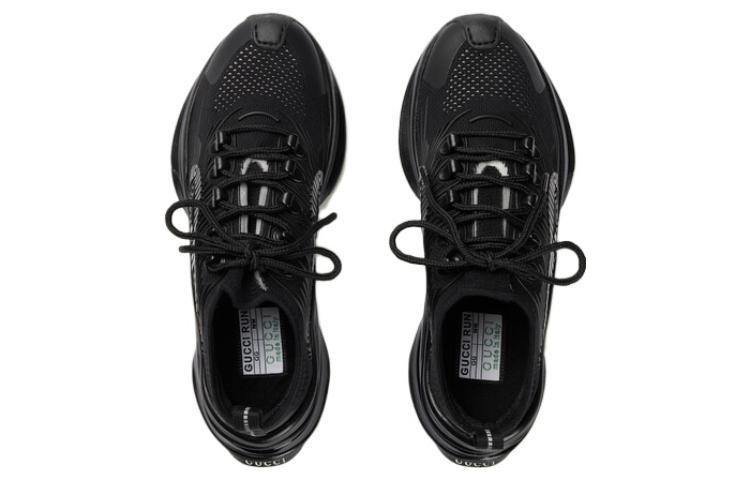 (WMNS) Gucci Run Sneaker 'Black' 714665-USM10-8442