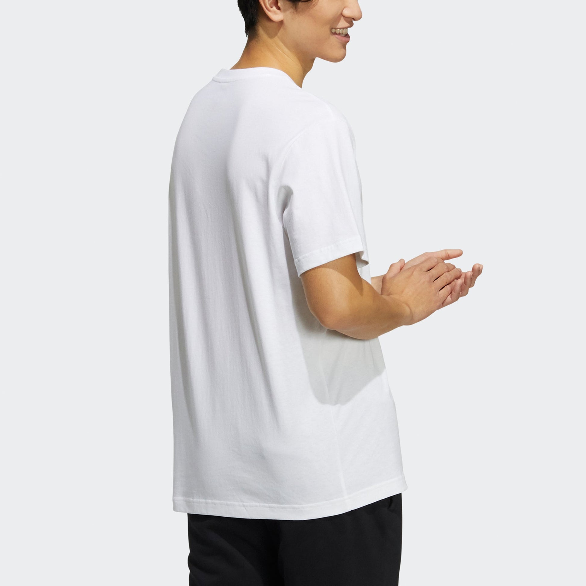adidas neo Fd Tee 5 Cartoon Pattern Print Sport Short Sleeves T Shirt Men's White HC3837