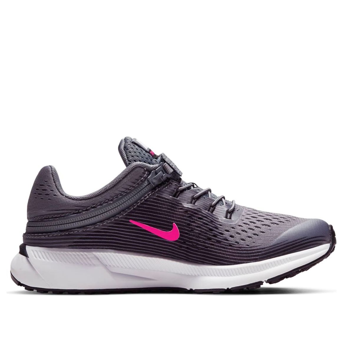 (GS) Nike Air Zoom Pegasus 34 FlyEase 'Grey Pink' 918019-003