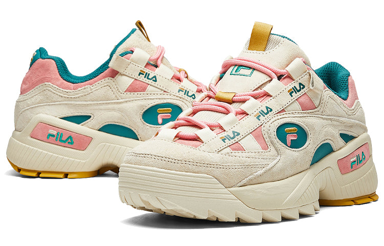 (WMNS) FILA D-Formation Classic Traning Shoes White/Green/Pink F52W011402FAF