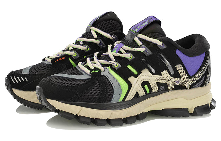 (WMNS) Li-Ning W Furious Rider Ace 'Black Purple Multi Color' ARZN004-6