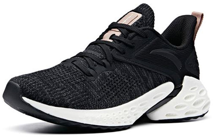 (WMNS) ANTA Running Series Sneakers 'Black Wormhole Technology' 12935588-1