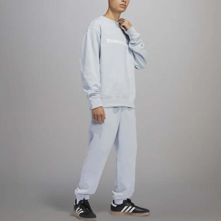 adidas x Pharrell Humanrace Logo Sweatshirt 'Halo Blue' HS4828