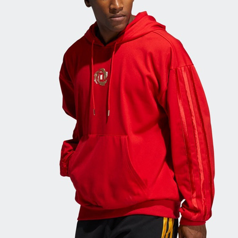 adidas Cny Rose Sweat Printing Sports Pullover Red GN5367