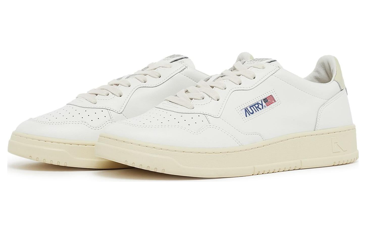 AUTRY Medalist Low Leather 'White' AULM-LL54
