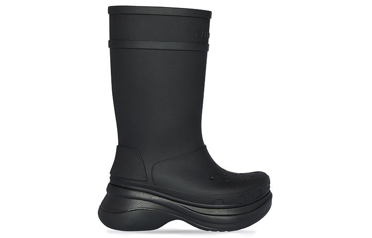 (WMNS) Crocs x Balenciaga Boots 'Black' 677388W1S8E1000
