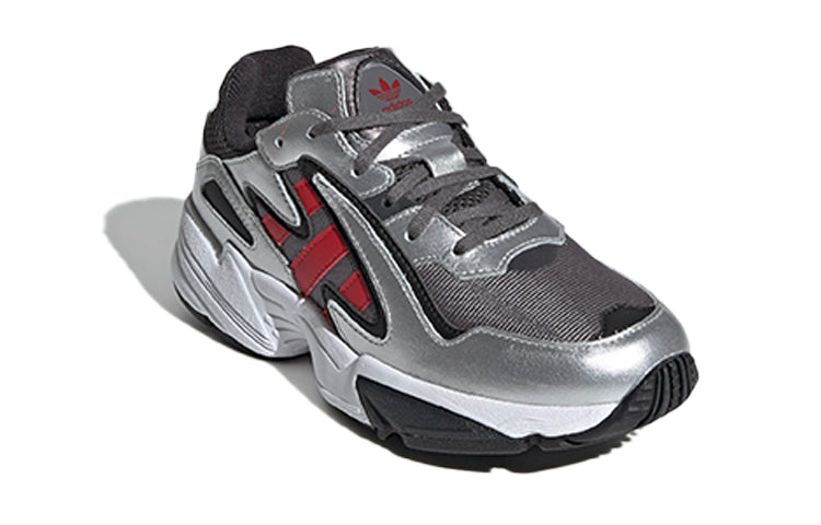 (GS) adidas Yung-96 Chasm J 'Silver Metallic Scarlet' EE9299