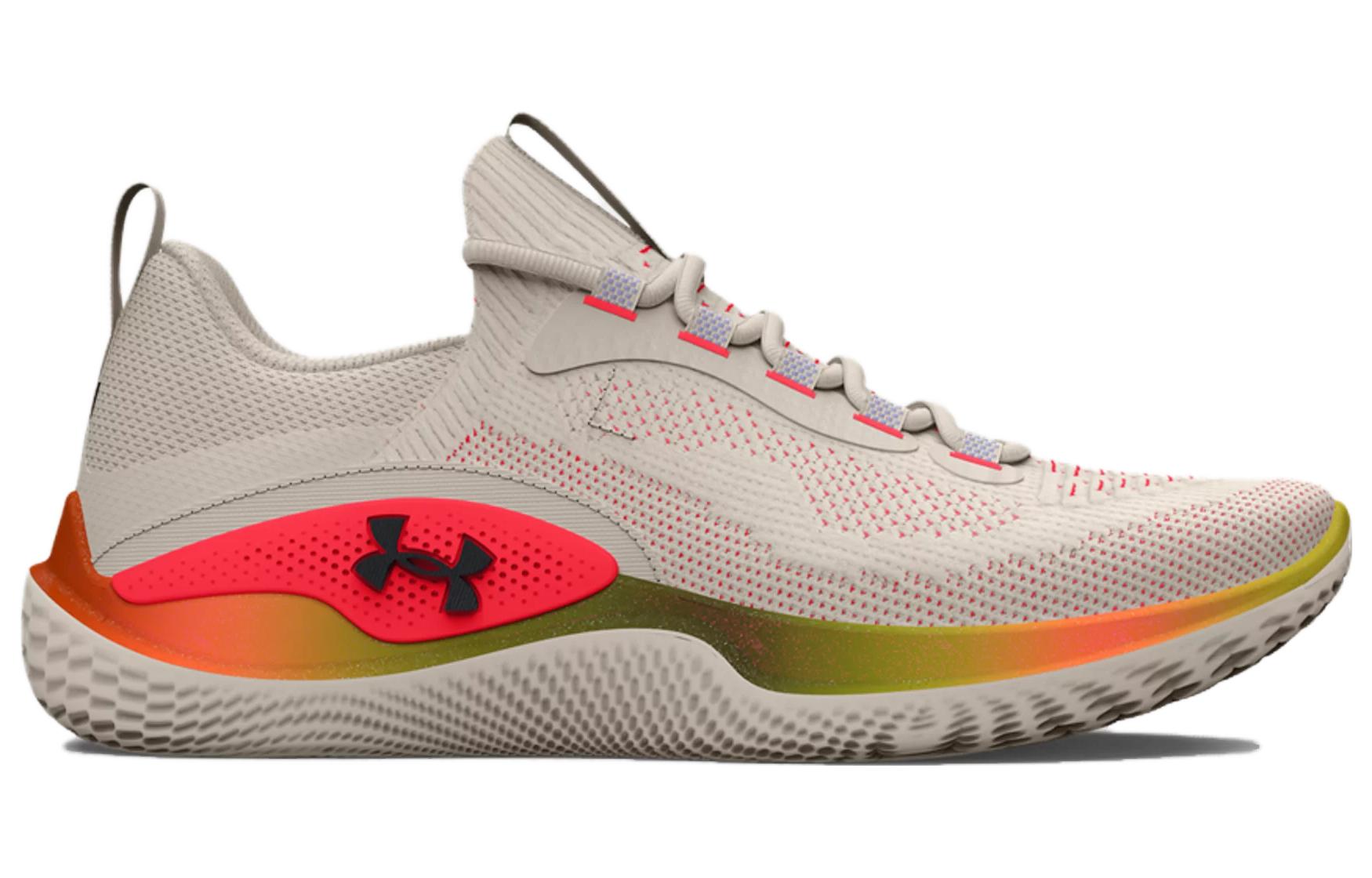 (WMNS) Under Armour Flow Dynamic Printed Training Shoes 'Beige Orange' 3027058-101