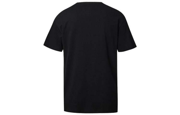 (WMNS) Converse Clash Applique T-Shirts Asia Sizing 'Black' 10020874-A02