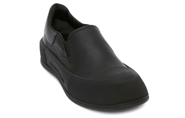 Alexander McQueen Deck Skate Plimsoll 'Black' 654595WHZT81000