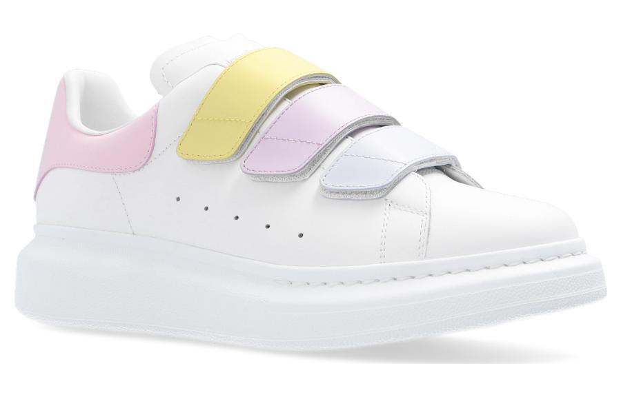 (WMNS) Alexander McQueen Oversized Triple Strap Sneaker 'White Multi' 697105WIBNN9035