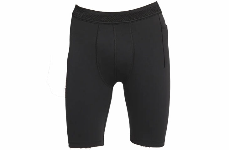 Men's Nike x MMW Crossover Solid Color Yoga 3 In 1 Sports Shorts Black DD9440-010