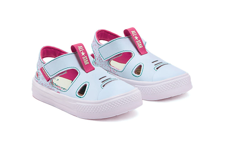Converse Chuck Taylor All Star Toddler Light Blue/Red 767564C