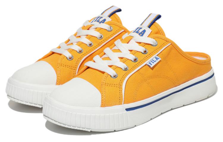 FILA Low Top One Pedal Skate Shoes Unisex Yellow Korean Version 1TM01782E_136