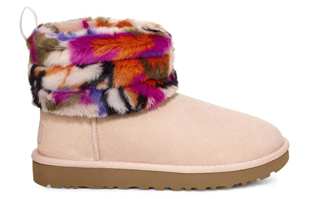 (WMNS) UGG Fluff Mini Quilted Motlee 1106071-MULT
