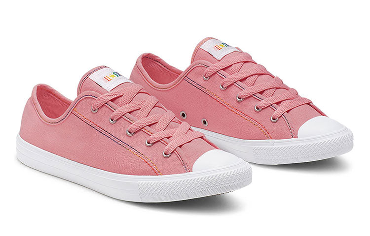 (WMNS) Converse Chuck Taylor All Star Dainty Rainbow Low Top Pink/White 564980C