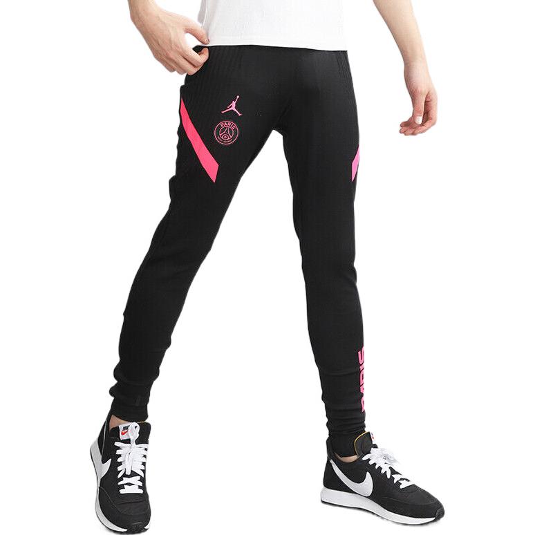 Men's Air Jordan Logo Printing Elastic Waistband Bundle Feet Sports Pants/Trousers/Joggers Black CW1390-010