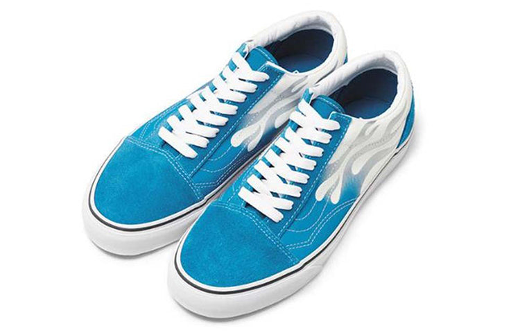 Vans Old Skool 'Flame - Mediterranian Blue' VN0A4U3BXF0
