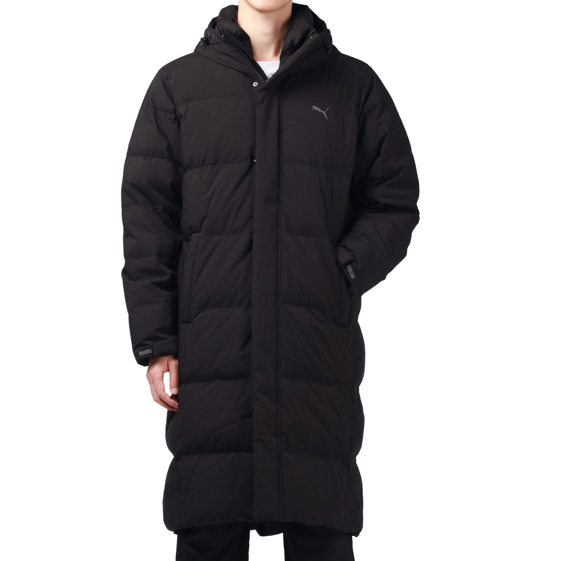 PUMA Long Down Jacket 'Black Grey' 932587-01