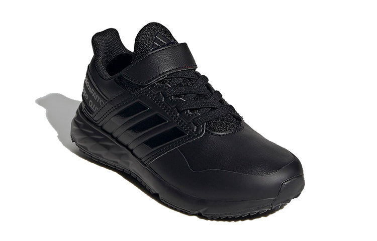 (GS) adidas Fortafaito Elastic Laces Top Strap K 'Black' FY6664