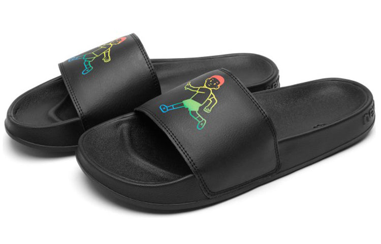 New Balance x Noritake Black Slippers SMF200NB
