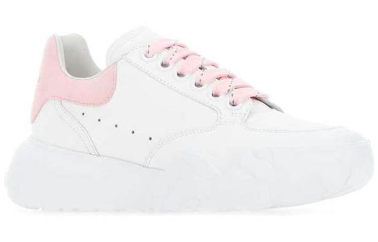 (WMNS) Alexander McQueen Oversized Court Trainer 'White Pink' 633915WIA9A9414