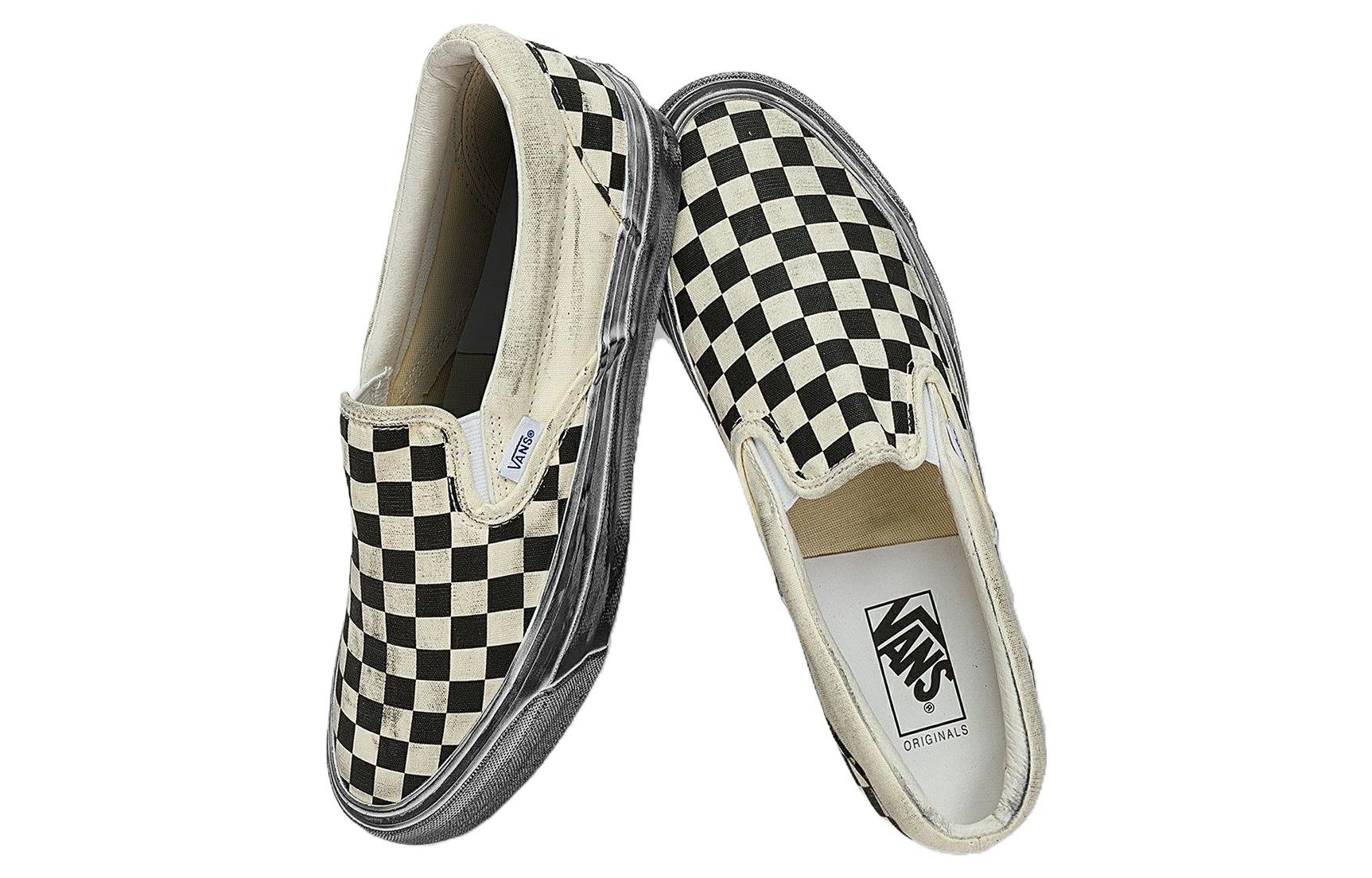 Vans OG Classic Slip-On LX 'Stressed - Black Checkerboard' VN0A32QNBKC