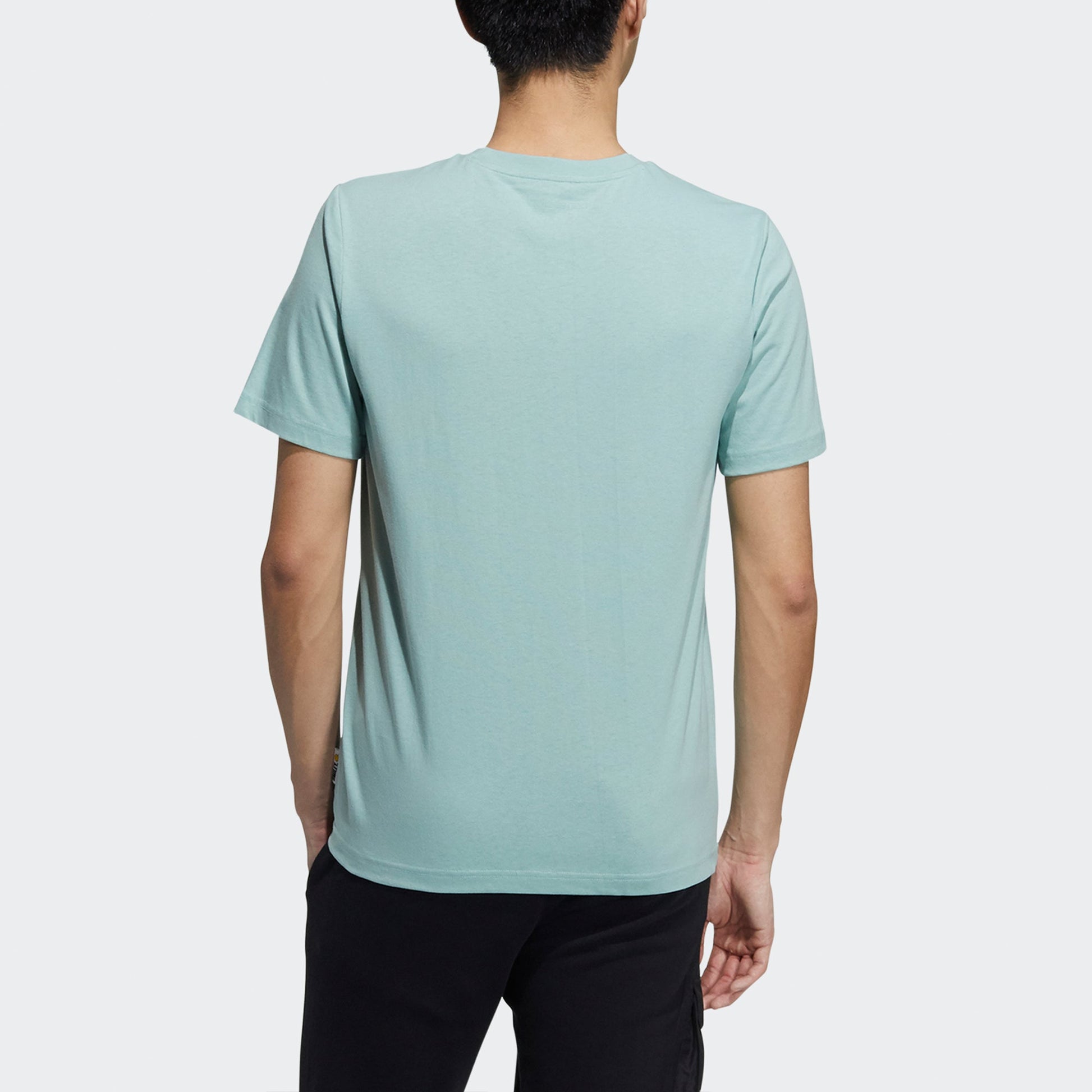 adidas neo M Smly Tee 2 Casual Breathable Sports Smiling Face Short Sleeve Green GP5783