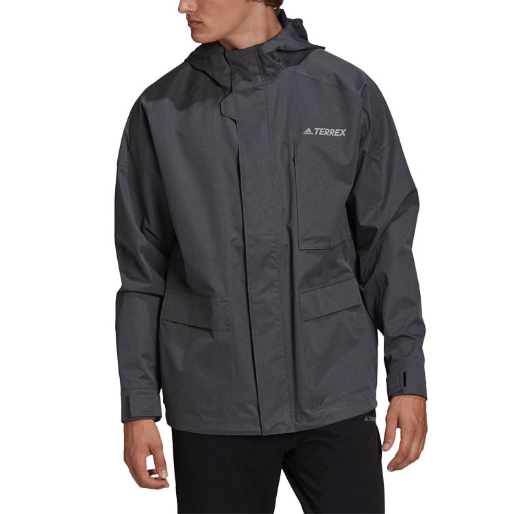 adidas Outdoor Sports Jacket Coat Male Grey GL7399
