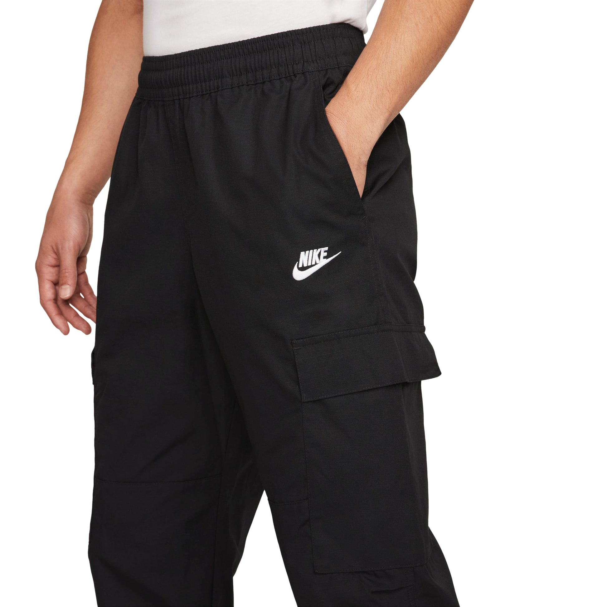 Nike Club Woven Cargo Pants Asia Sizing 'Black' DX0614-010