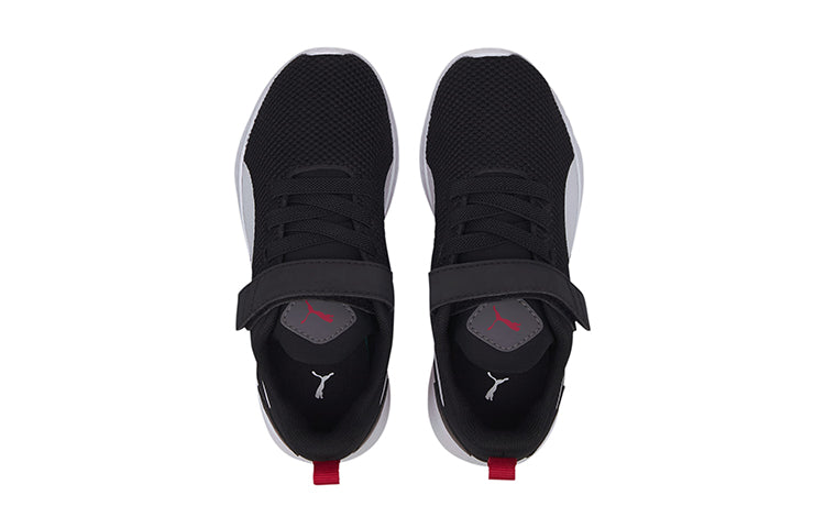 (PS) PUMA Flyer Runner Sports Black/White/Red 192929-06