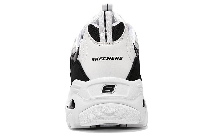 (WMNS) Skechers D'LITES 1.0 'White Black' 149792-WBK