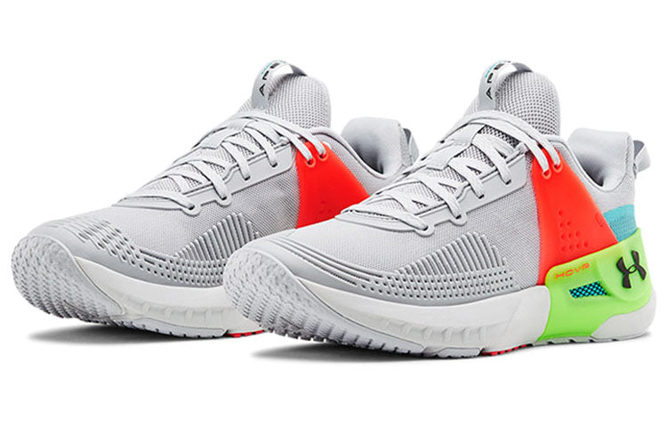 (WMNS) Under Armour HOVR Apex 'Grey Orange' 3022209-100