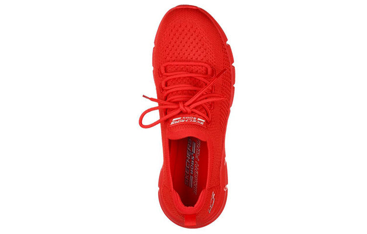 (WMNS) Skechers Bob's Sport B Flex Low-Top Red 117121-RED