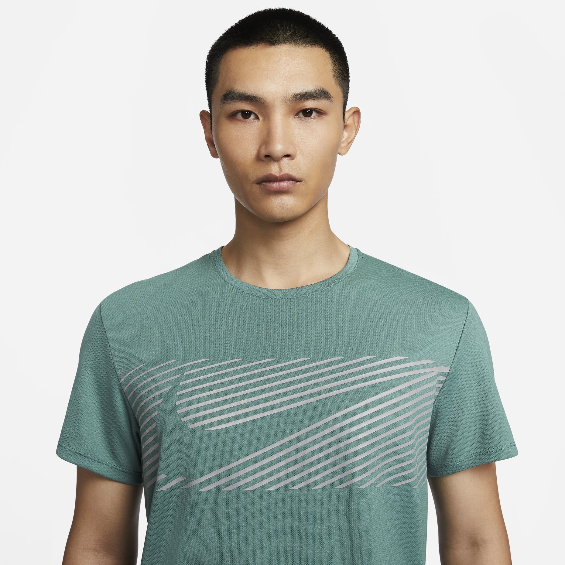Nike Miler Flash Dri-FIT UV Running T-shirt Asia Sizing 'Bicoastal' FN3052-361