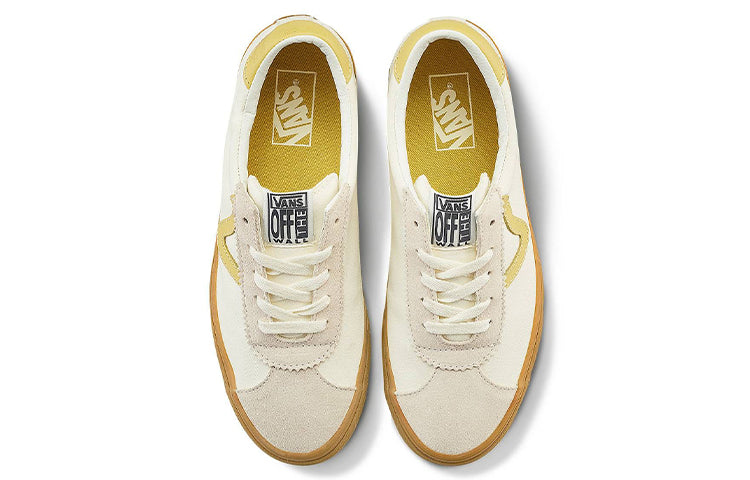 Vans Sport White Retro Low Tops Casual Skateboarding Shoes Unisex White VN0A4BU61IA
