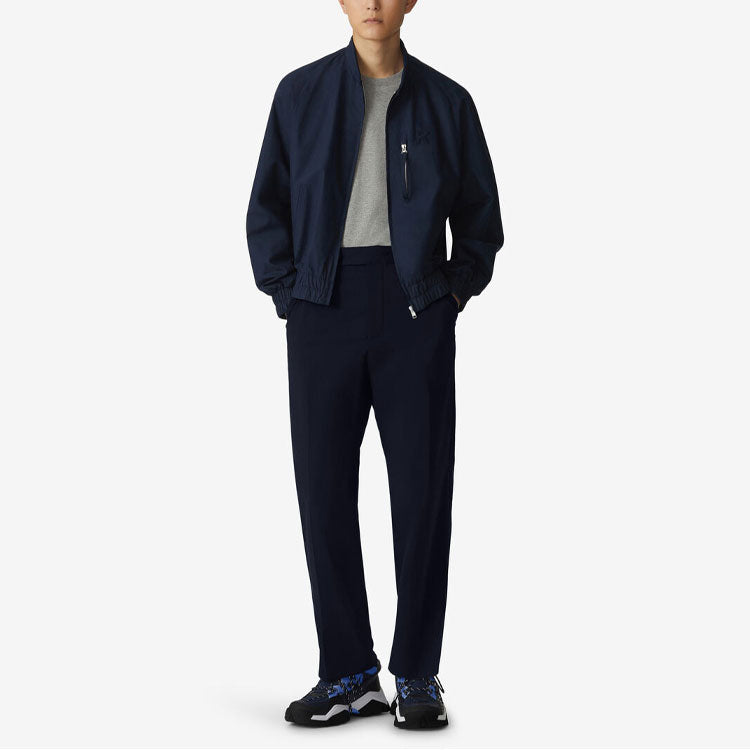 Men's KENZO FW20 Solid Color Cotton Jacket Navy Blue FA65BL1929CC-76